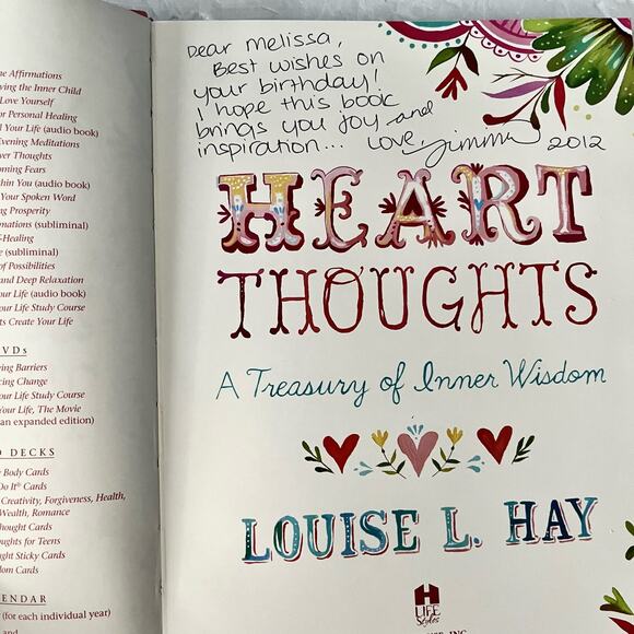 Heart Thoughts: A Treasury of Inner Wisdom - Book by Louise Hay - Picture 5 of 8